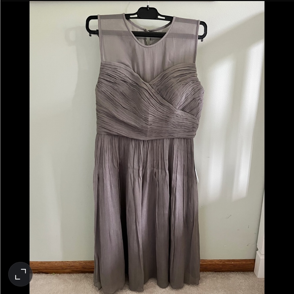Gray J Crew Bridesmaid Dress